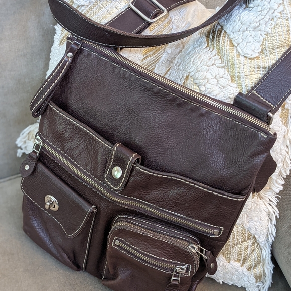 Roots Full-Grain Leather Women's Saddle Bag - Picture 1 of 4